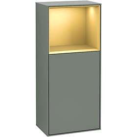 Villeroy & Boch Väggskåp Finion med 1 Dörr och Öppen Hylla Uppe 418 mm Sidoskåp G510HFGM