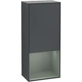Villeroy & Boch Väggskåp Finion med 1 Dörr och Öppen Hylla Nere 418 mm Sidoskåp F550GMHG