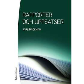 Jarl Backman: Rapporter och uppsatser