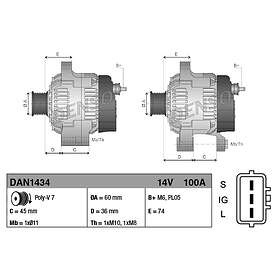 Denso Generator DAN1434