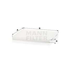 MANN-FILTER CUK 2430 Filtro Aria Cabina Con Carboni Attivi - Protezione Da Polline, Gas Nocivi E Odori