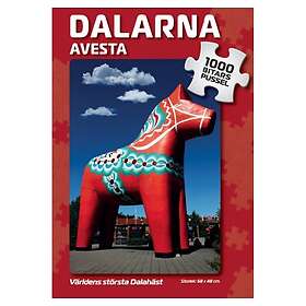 Avesta Verdens største Dala-hest 1000 brikker
