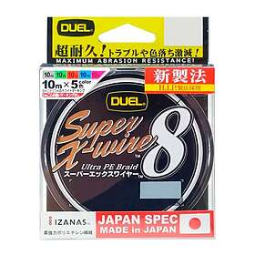 Duel Super X-wire 8 Braided Line 200 M Flerfärgad 0.300 mm