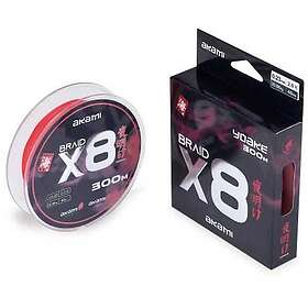 Akami Yoake X8 Braided Line 300 M Röd 0,230 mm