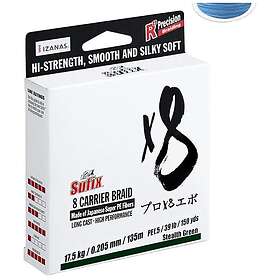 Sufix X8 300 M Braided Line Durchsichtig 0,185 mm