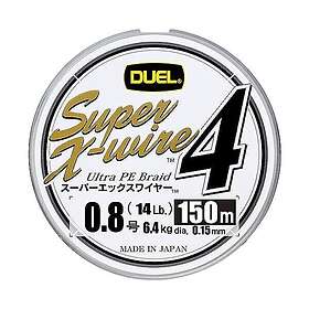 Duel Super X Wire 4 150 M Line Vit 0.150 mm