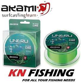 Akami Uneru Monofilament 300 M Grönt 0.235 mm