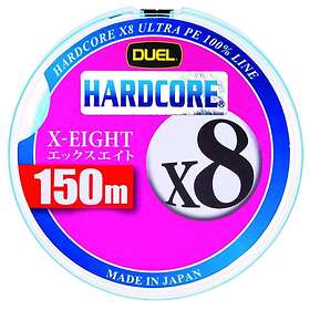Duel Hardcore X8 Braided Line 150 M Rosa 20 Lbs