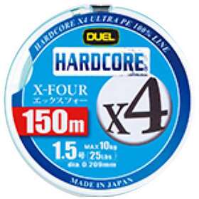 Duel Hardcore X4 Braided Line 150 M Grönt 18 Lbs