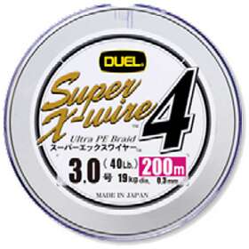 Duel Super X-wire 4 Braided Line 200 M Vit 0.210 mm
