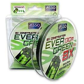 ASSO Evergreen 300 M Carpfishing Line Grönt 0,180 mm