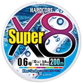 Duel Hardcore Super X8 Braided Line 0.210mm 200m Flerfärgad