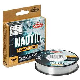 Berkley Nautil Surf 200 M Tapered Leader Durchsichtig 0.180-0.540 mm