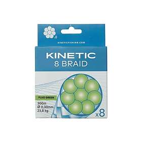 Kinetic 8 300 M Braided Line Silver 0.120 mm