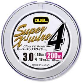 Duel Super X-wire 4 Braided Line 200 M Vit 0.150 mm