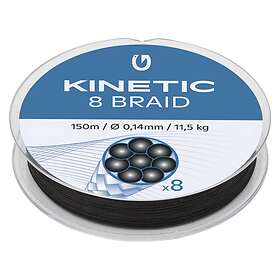 Kinetic Cyber 8 Braided Line 150 M Svart 0,300 mm