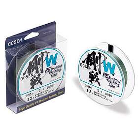 Gosen W Pe Braided Line 300 M Grönt 0,132 mm
