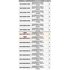Sakura Sensibraid 8x 300 M Guld 0,140 mm