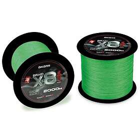 Akami Yoake X8 2000 M Braided Line Grönt 0,180 mm