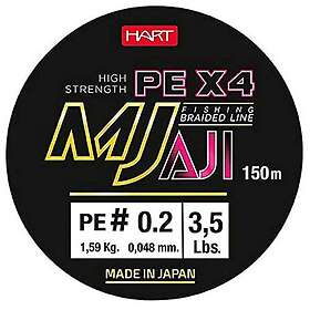Hart Mj Aji 150 M Braided Line Lila 0,067 mm