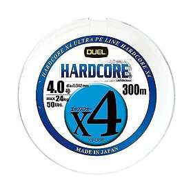 Duel Hardcore X4 Braided Line 300 M Vit 50 Lbs
