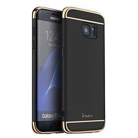 iPaky 3 i 1 elegant 3-deligt hårt fodral Galaxy S7 Edge G935 Svart