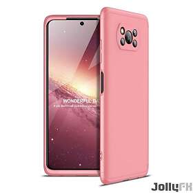 JollyFX 360 Skyddsfodral Fodral fram och bak hela skalet Poco X3 NFC / Poco X3 Pro Rosa