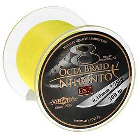 Mikado Nihonto Octa Braided Line 300 M Gul 0.160 mm