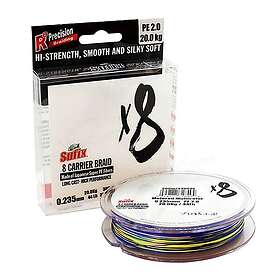 Sufix X8 Braided Line 1000 M Flerfärgad 0.235 mm