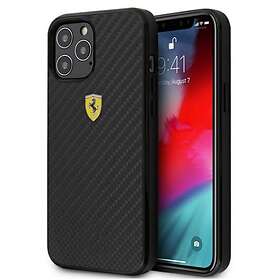 FERCAHCP12LBK iPhone 12 Pro Max hardcase On Track Real Carbon Svart