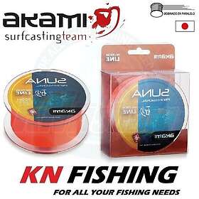 Akami Suna Monofilament 300 M Grönt 0.405 mm
