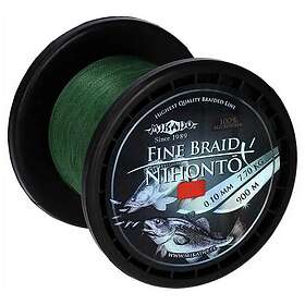 Mikado Nihonto Fine Braided Line 900 M Grönt 0.400 mm