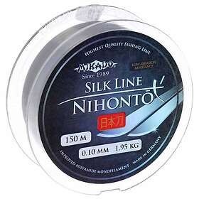 Mikado Nihonto Silk Monofilament 150 M Grå 0.240 mm