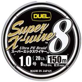 Duel Super X-wire 8 Braided Line 150 M Svart 0.130 mm