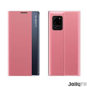 Nytt Sleep Case Bookcase Typfodral med kickstand-funktion för Samsung Galaxy A02s Rosa