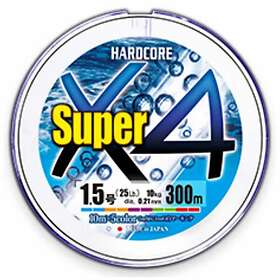 Duel Hardcore Super X4 Braided Line 300 M Flerfärgad 0.190 mm
