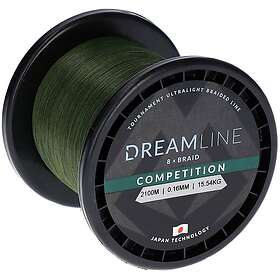 Mikado Dreamline Competition Braided Line 2100 M Grönt 0.080 mm