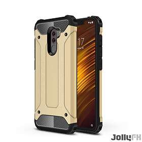 Hybrid Armor Case Tufft Robust Skal för Xiaomi Pocophone F1 Gyllene