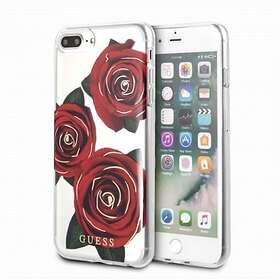 hård väska Flower Desire röd ros GUHCI8LROSTR iPhone 7 Plus/8 Plus Genomskinlig