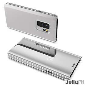 JollyFX Clear View Case skal till Galaxy A70 Silver