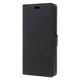 Plånboksläderfodral till Samsung Galaxy A6 Plus (2018) Svart
