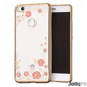 Bloomy Stil Stil TPU Gel Case Blomman Huawei P9 Lite 2017 / P8 Lite 2017 / Honor 8 Lite / Nova Lite Guld