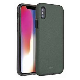 Lithos skyddsfodral till iPhone XS / iPhone X Oliv