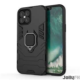 JollyFX Armor Case Kickstand Tålig, robust skal till iPhone 12 Pro Max Svart