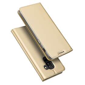 DUX DUCIS Skin Pro Bookcase typväska till Galaxy A6 Plus 2018 A605 Guld