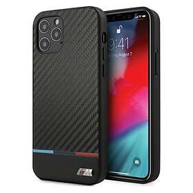 BMW-fodral BMHCP12LPUCARTCBK iPhone 12 Pro Max hardcase M PU Carbon Stripe Svart