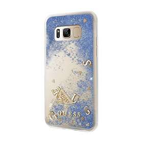 GUHCS8GLUFLBL Guess Liquid Glitter Hard Case Purple för G950 Galaxy S8
