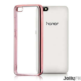 Metalic Slim väska till Huawei Honor 4x Rosa