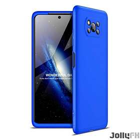 JollyFX 360 Skyddsväska Fram- och bakfodral Fodral till hela kroppen Poco X3 NFC / Poco X3 Pro Blå