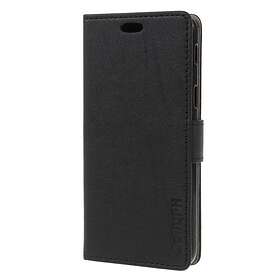 Plånboksläderfodral till Samsung Galaxy A6 2018 Svart